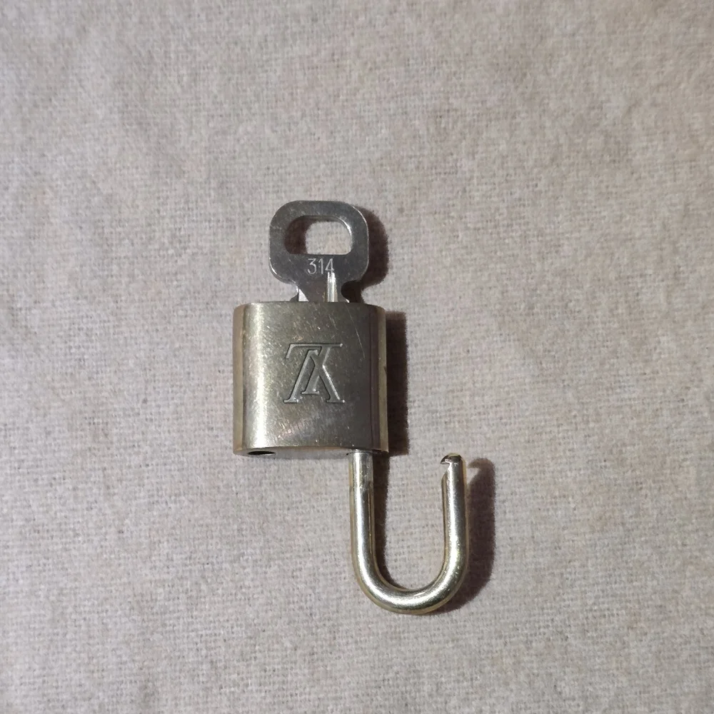 Authentic Louis Vuitton Lock And Key # 314 Vintage Pre-Loved